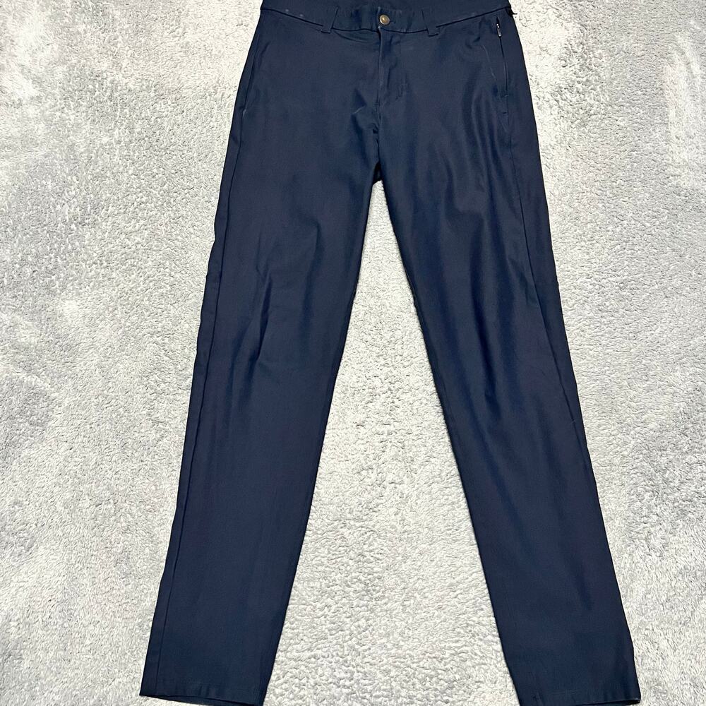 Lululemon Commission ABC Pants Mens 30X30 Slim Fit Warpstreme M5AF2S Black ***